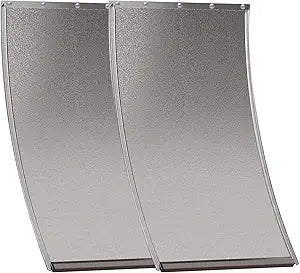 2 Pack Large Dog Door Replacement Flaps with Screws, Compatible with PetSafe Freedom Doggie Doors PAC11-11039,Pet Door Replacement Flap Measures 10 1/8" X 16 7/8", Flexible, Durable, BPA-Free