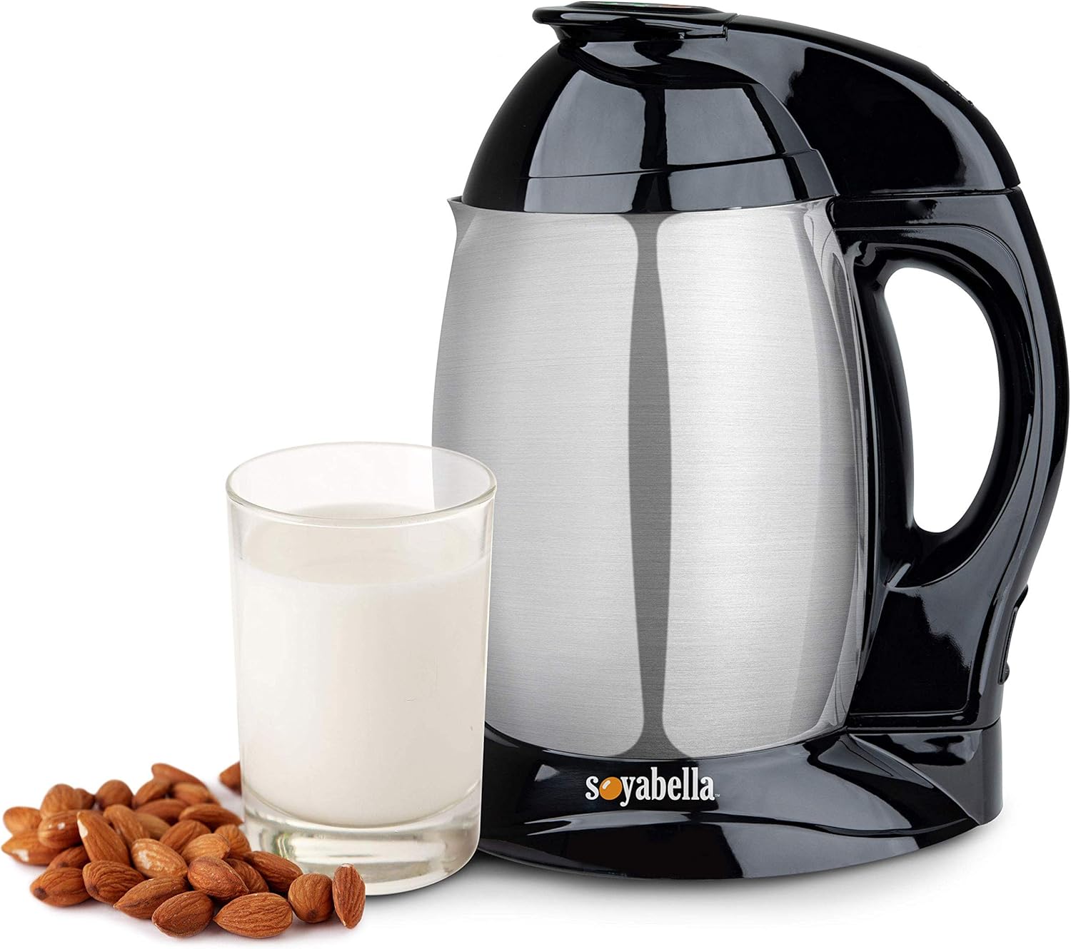 Tribest Soyabella SB-130R-B Refurbished Deluxe Automatic Nut Milk Maker & Soy Milk Maker Machine, Black/Stainless Steel