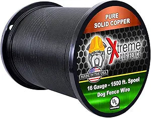Extreme Dog Fence 16 Gauge Wire 1500 Ft - Heavy Duty Pet Containment Wire Compatible with Every In-Ground Fence System for Dogs - Heavy Duty Hybrid Extra Strength Steelâ€¦
