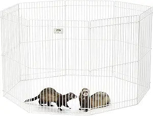 MidWest Homes for Pets 100-29 Ferret Nation Small Animal Exercise Pen
