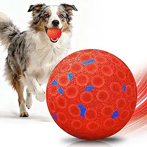 Interactive Dog Toys - Chew-Proof Dog Ball for Aggressive Chewers, Self-Moving Automatic Vibration with 3 Modes, IP54 Waterproof E-TPU, Ideal for Medium and Large Dogs