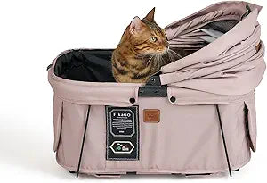 Sway2 Pet Car Seat and Carrier, 2-in-1 Booster Seat for Small Dogs and Cats