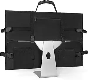 Monitor Carrying Case for 27" Monitors/LCD Screens, Compatible with iMac 27", Protective Travel Carrying Bag with Padded Velvet and Carry Handle