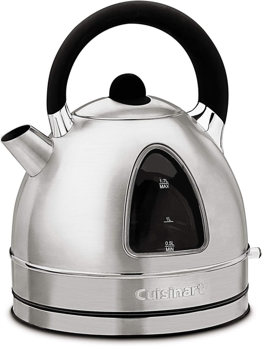 Cuisinart DK-17 Cordless Stainless Steel Electric Kettle (Renewed)