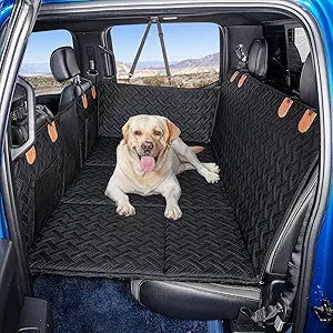 Dog Back Seat Extender for Truck,Truck Dog Seat Cover Back Seat,Dog Hammock for Truck,Hard Bottom Seat Extender,Pet Seat Covers for F150/RAM1500/Silverado