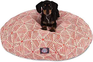 Majestic Pet Charlie Salmon Small Round Pet Bed