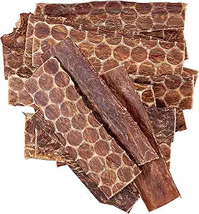 hotspot pets Beef Dog Treats Esophagus (6 Inches) - 100% Natural Healthy Chews for Dogs - Meat Jerky Snack Free of Preservatives, Hormones & from Grass Fed Cattle (100 Pack)