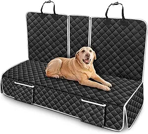 Dog Car Seat Cover Compatible with Honda CRV CR-V Toyota RAV4 Back Seat, Pet Bench Backseat Covers with Non-Slip Backing for Small-Mid Sized SUVS and Sedans